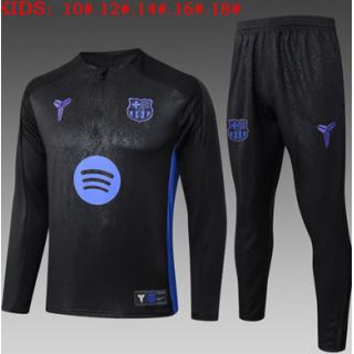Chándal FC Barcelona 2025/26 (Black II Half zipper) - NIÑOS